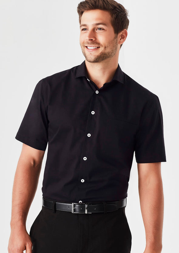 Mens Charlie Classic Fit Short Sleeve Shirt