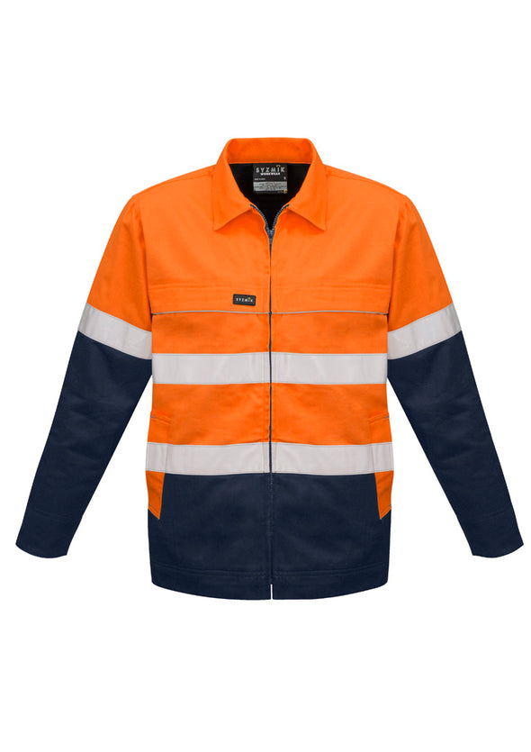 Mens Hi Vis Cotton Drill Jacket