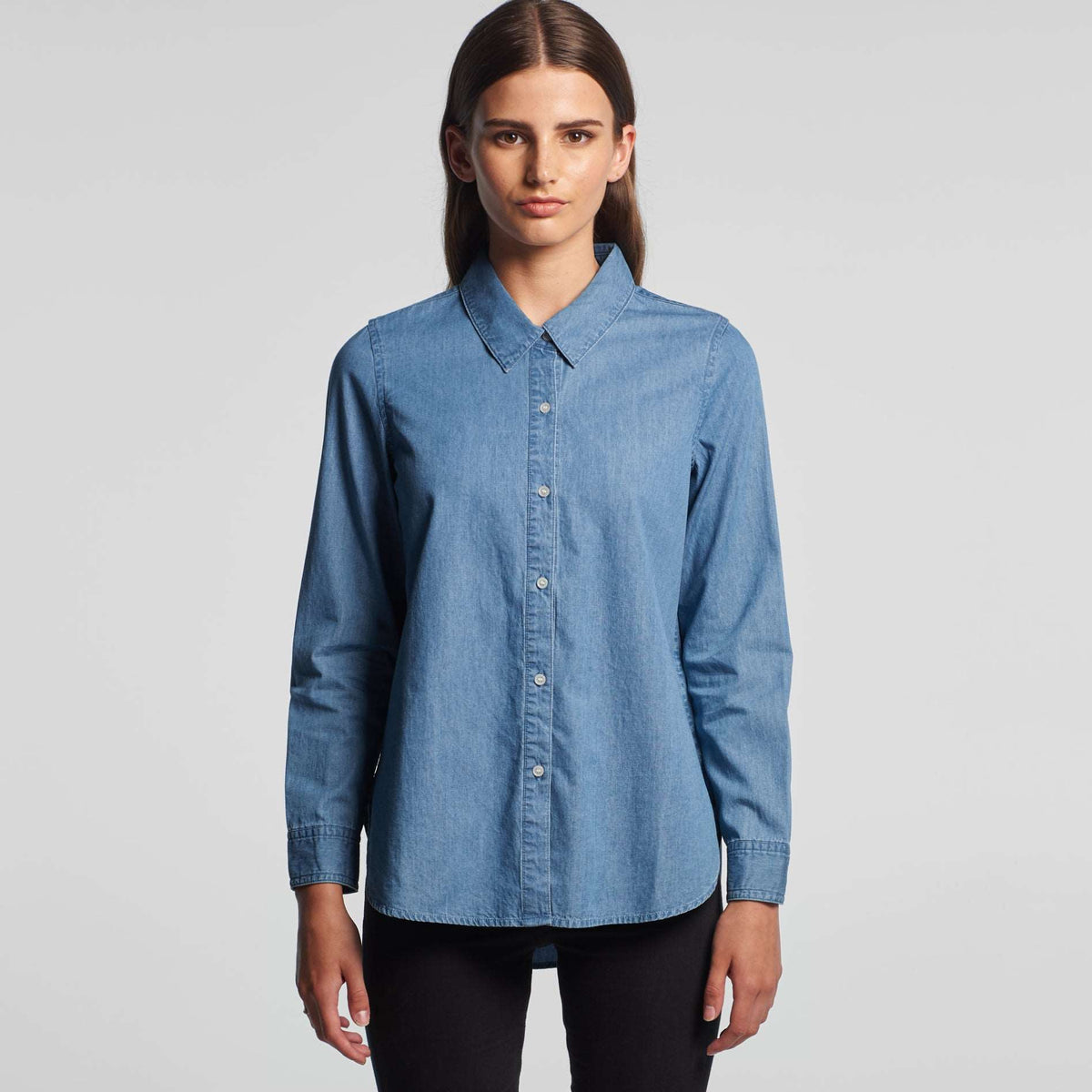 BLUE DENIM SHIRT - 4042