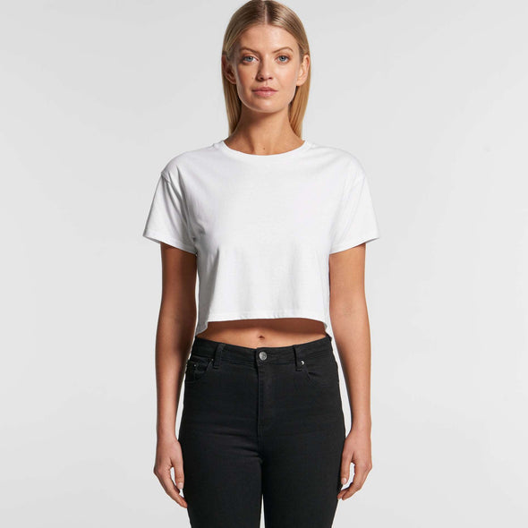 Crop Tee by AS Colour - Model Image Front 
